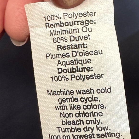 J. Crew Navy Plaid Feather Down Puffer Vest - Picture 4 of 6